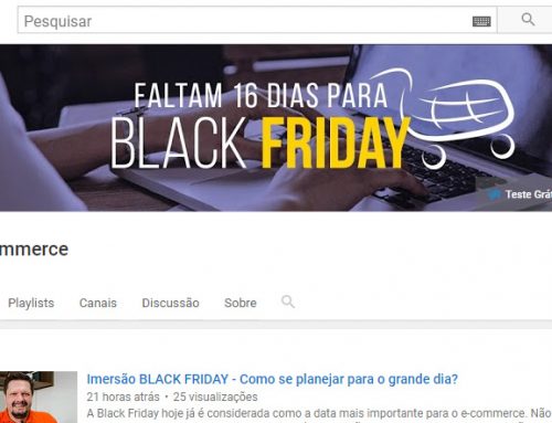 eCShop lança canal no youtube com videos de imersão para a Black Friday